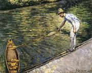 Gustave Caillebotte Tug the racing boat oil painting